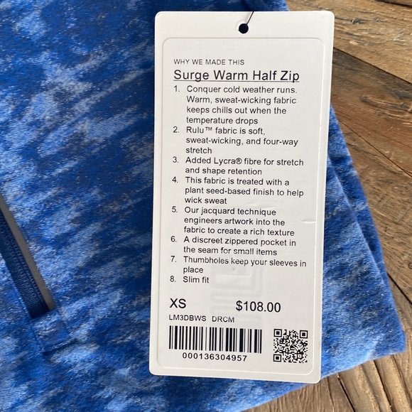 Lululemon Surge Warm Half-Zip - Picture 8 of 8